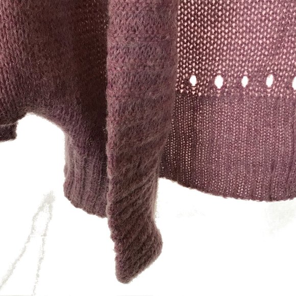 Womens Size Small St. Ambecco Lilac Mohair Wool Blend Open Cardigan Sweater - Picture 3 of 4